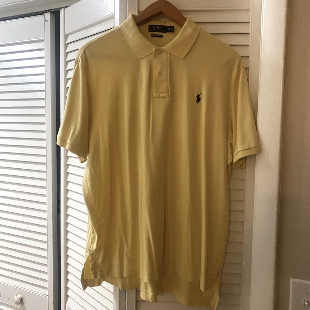 Polo by Ralph Lauren Soft Yellow Polo, XL
